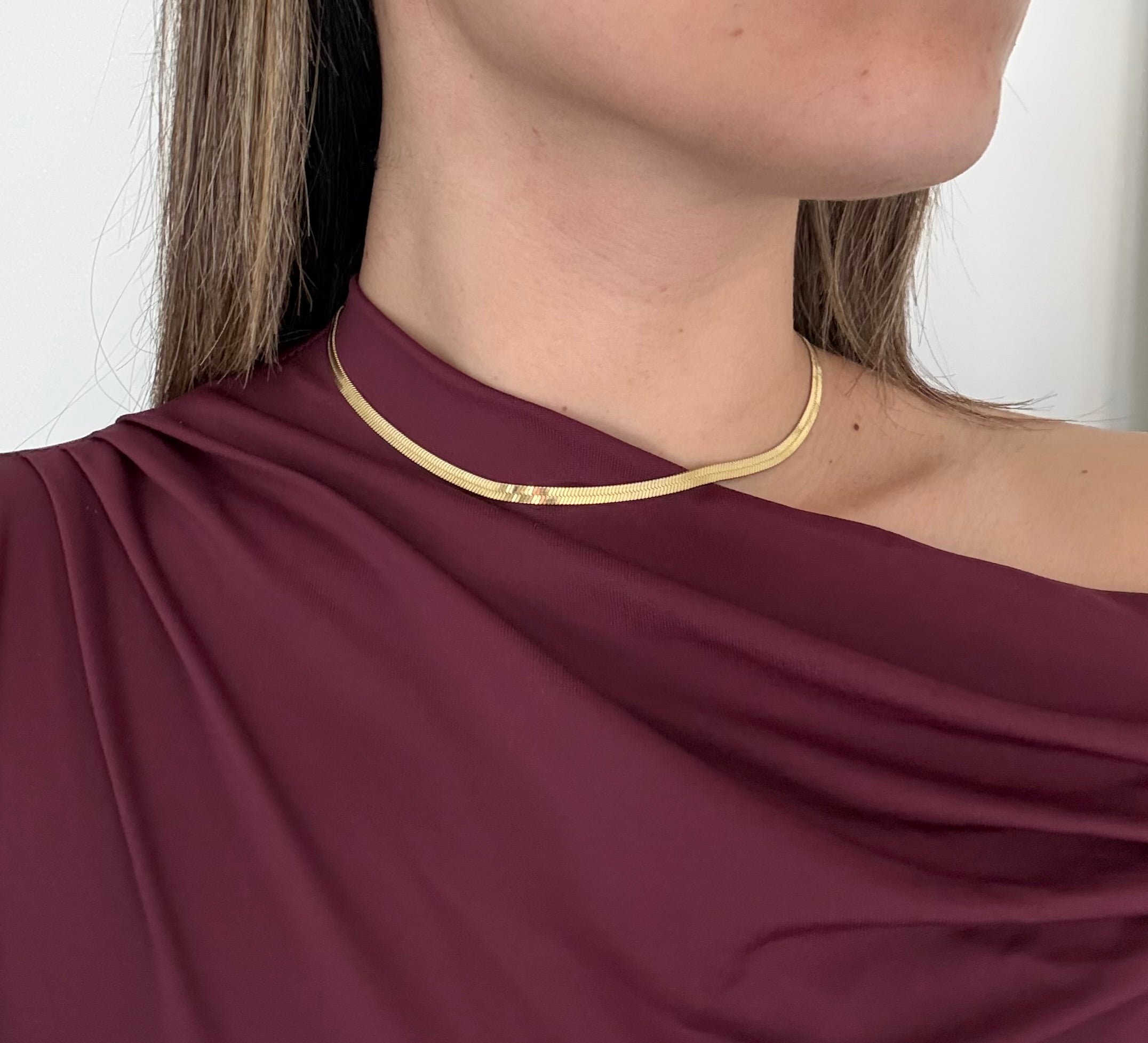 Collar de serpiente de oro