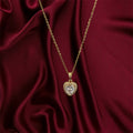 Collana Crystal Heart Gold