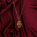 Collana Cuore Sacro Gold