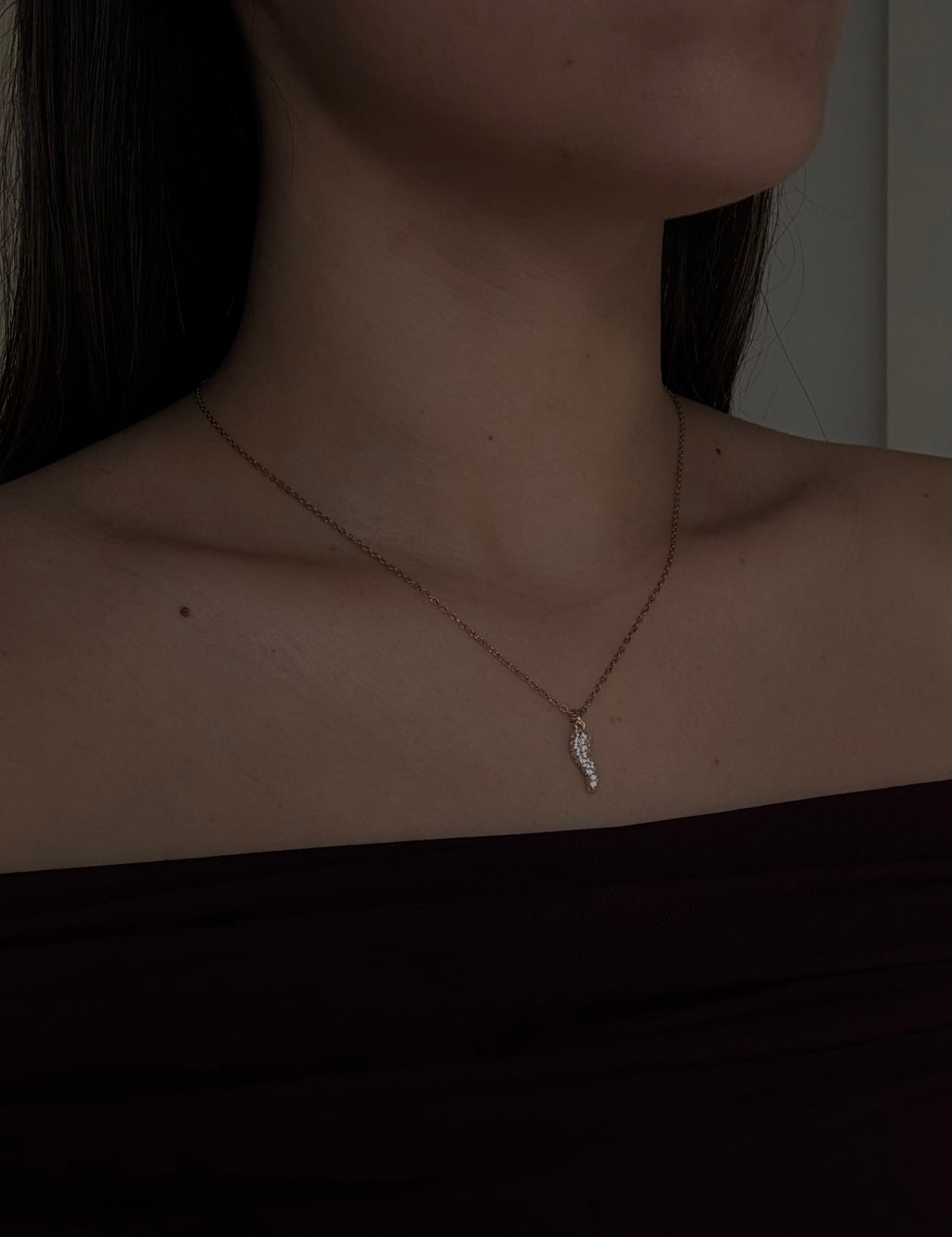 Collana Corno Portafortuna Gold