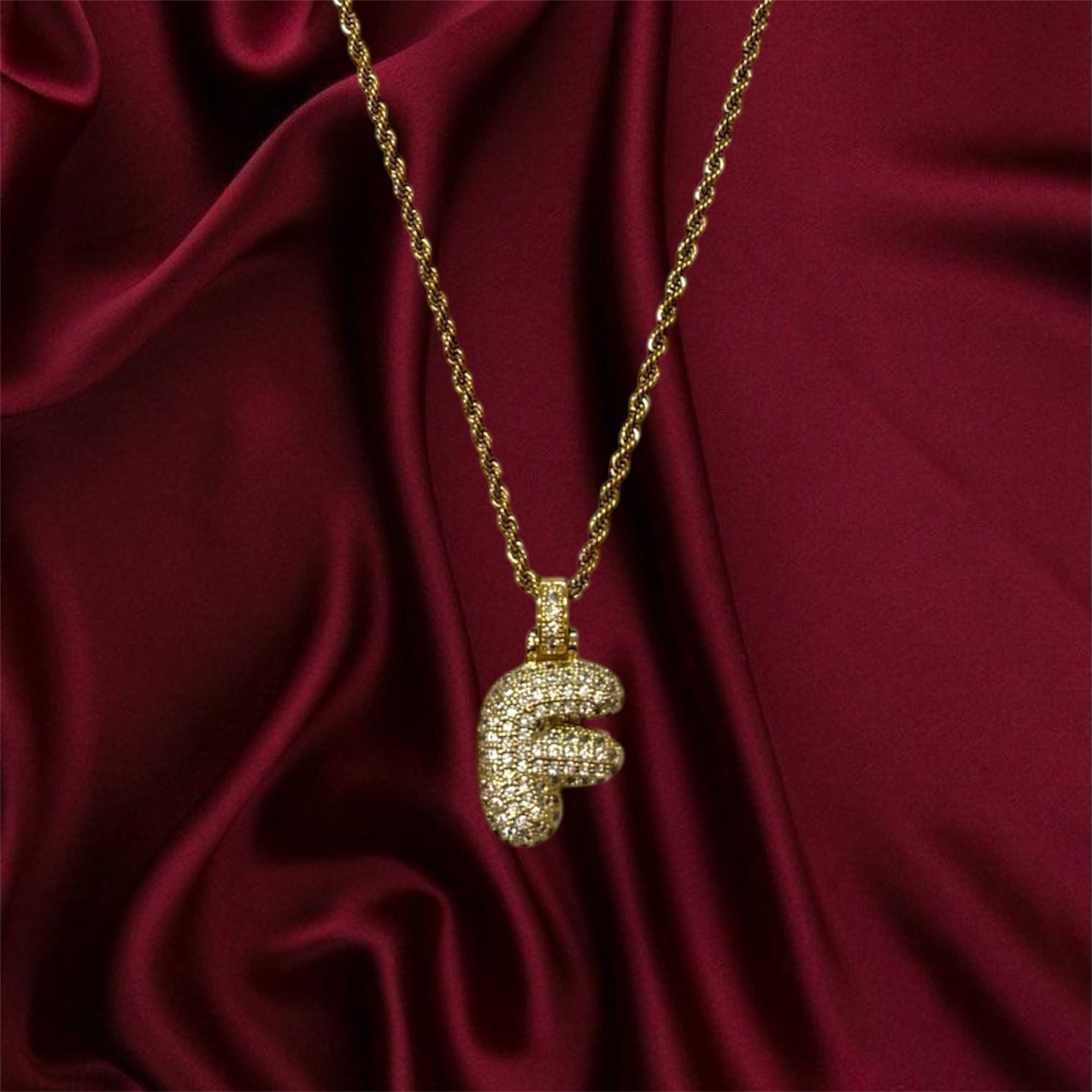 Collana Bubble Letter Gold