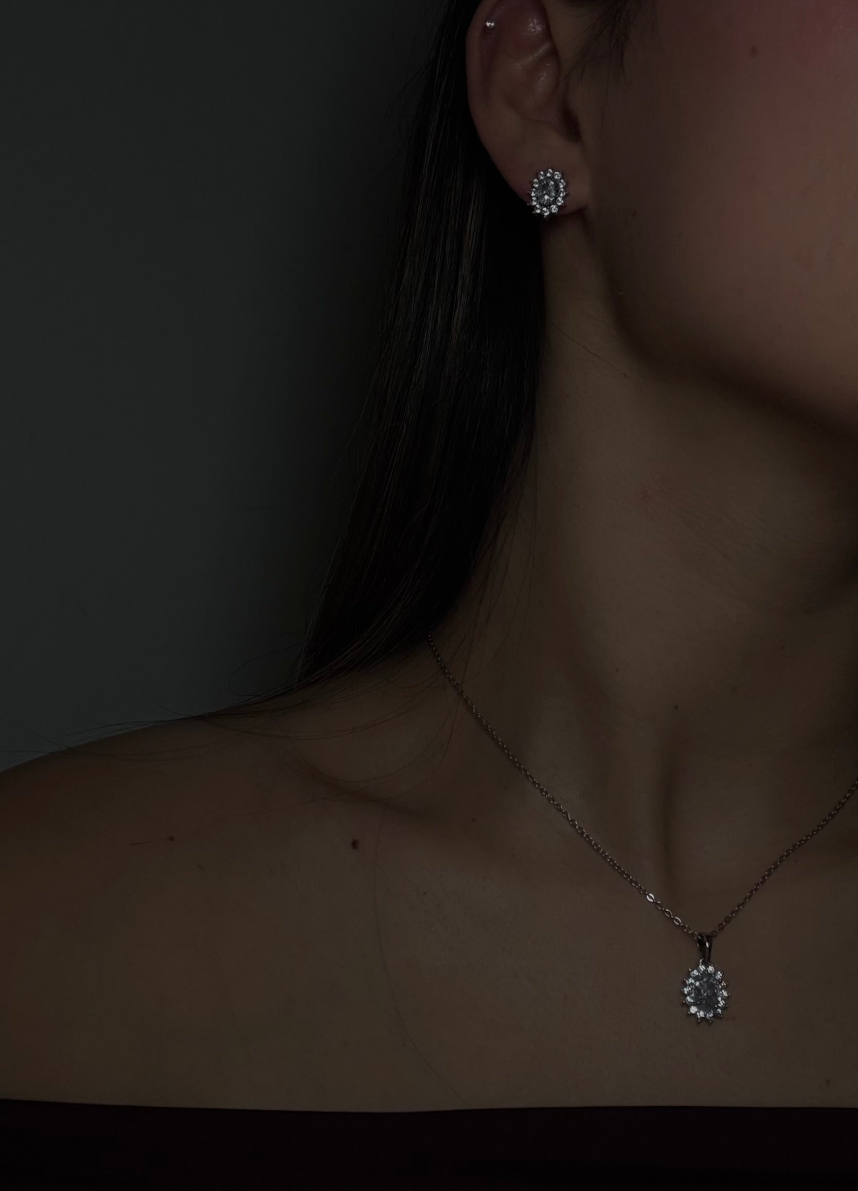 Set Sunny Crystal Silver