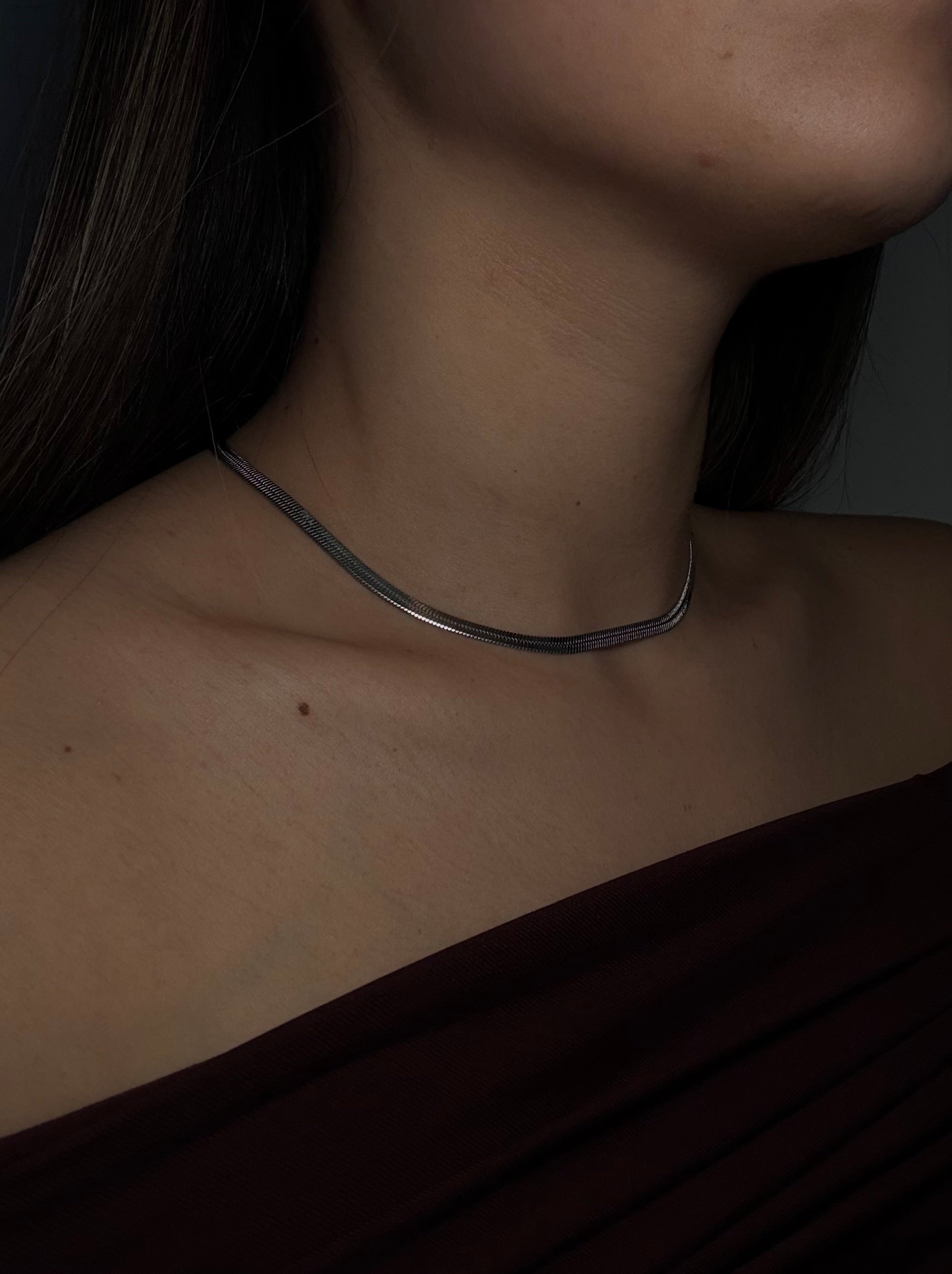 Collana Snake Silver