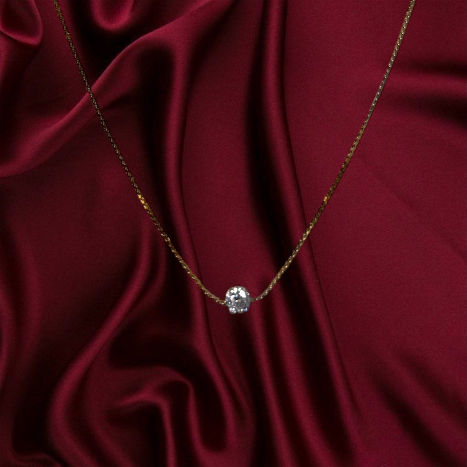 Collana Punto Luce Slim Gold