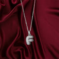Collana Bubble Letter Silver