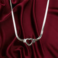 Collana Chocker Cuore Silver