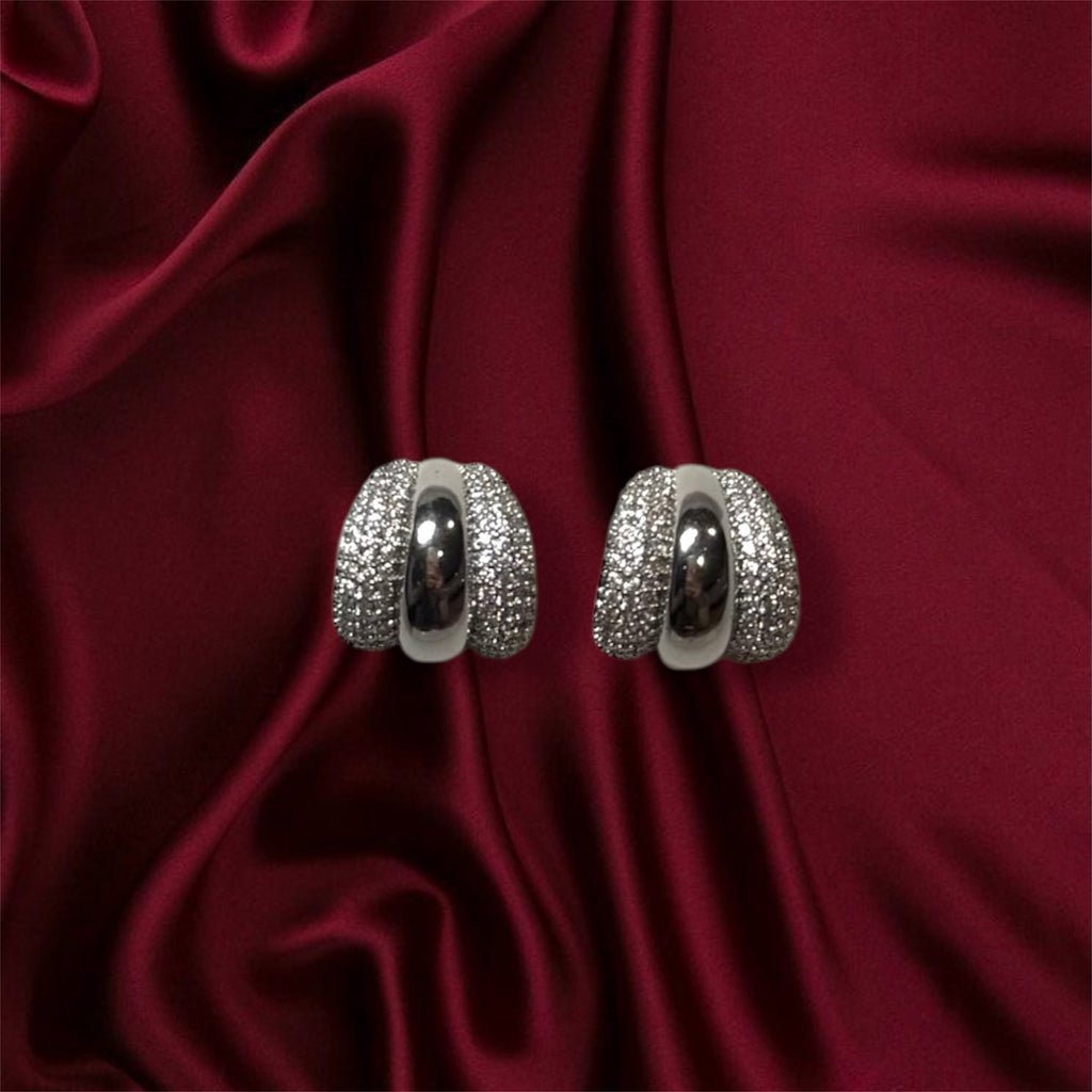 Orecchini Double Hoops