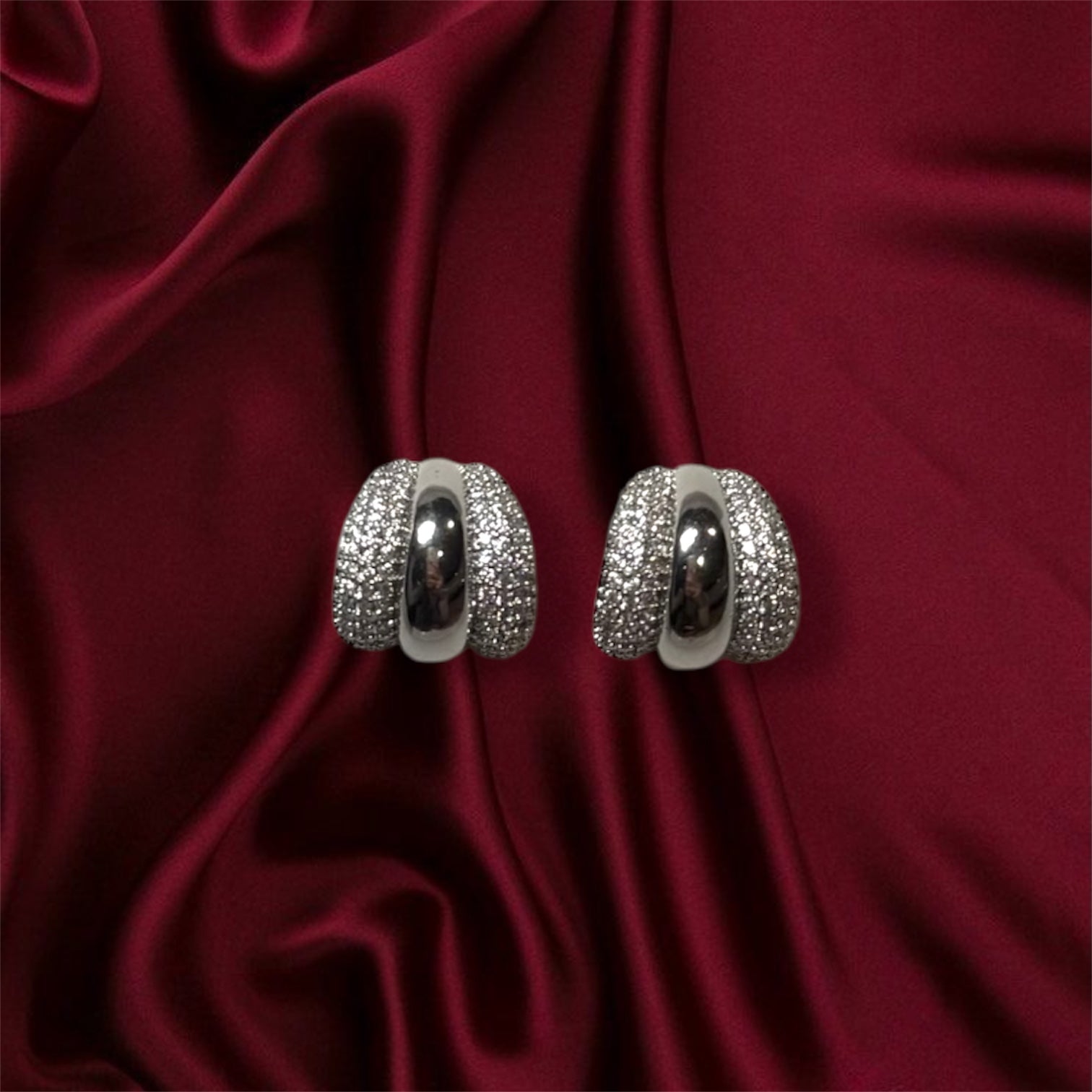 Orecchini Double Hoops