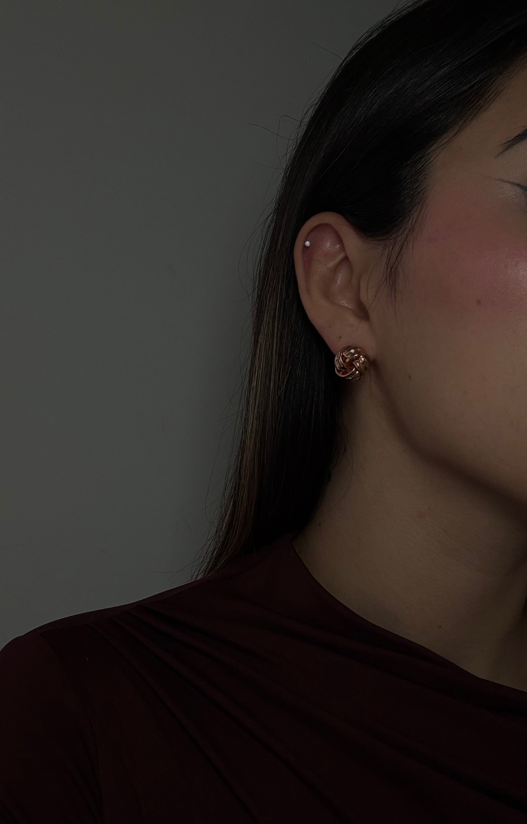Pendientes de oro Nodino